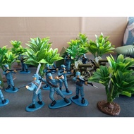 Soldier Toy Coloring Finished Product Eight-Road Army Model Plastic Model Sand Table Scene Soldier S