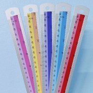 Pack Of 12 Pieces Random Color Aluminum Ruler Size 6 8 12 Inches Good Quality Foot Stationery School
