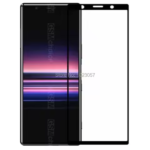 For Sony Xperia 5 Full Coverage Tempered Glass Screen Protector Protective Film For Sony Xperia 5 J8