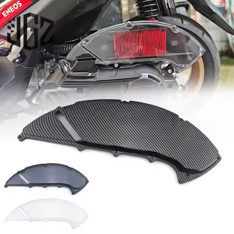 Motorcycle PVC Accessories Engine Air Filter Cover PVC Transparent Smoke Guard For YAMAHA NVX155 V2