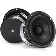 Facmogu 3 inch Tweeter Speakers HiFi Full Range Woofer Loudspeaker, 2 PCS 4 Ohm Anti-Magnetic Speake