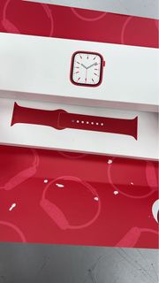 Apple Watch Series 7 (GPS+流動網絡) 45毫米午夜暗色鋁金屬錶殼配Nike 運動錶帶