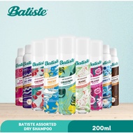 Batiste Dry Shampoo 200ml Divine Dark /Heavenly Volume/Blush/Hydrate/Volume/Damage Control/De-Frizz/