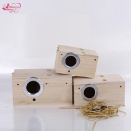 [Abbraccia] Parakeet Nest Box Budgie Nesting House Breeding Box for Lovebirds Parrot - S