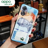 [A29] Oppo A58 Case A78/ - Oppo A58 Glitter Glass Softcase A78/ Oppo A58 Mobile Phone Case A78/ - Op