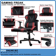 Gaming Freak GF-GCLT-BR LASKA THRONE Professional Gaming Chair - 150 Degree Backrest Support Tough C