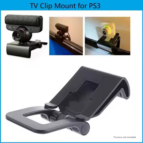 TV Clip Bracket Adjustable Mount Holder Stand for Ps3 Move Controller Eye Camera