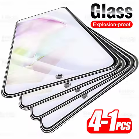 1-4Pcs Full Cover Tempered Glass For Samsung Galaxy A35 5G Sumsung A55 A25 A15 A05s A05 4G A 35 55 1