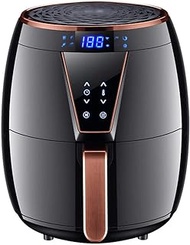 Electric Hot Air Fryer, 4.5L Oil Free Air Fryers For Home Use, 8 Presets, Rapid Heating Digital Touchscreen, Timer &amp; Temperature Control,Non Stick Basket (Color : Black, Size : 220V) (Black 220V)