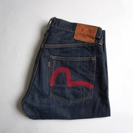 【Direct from Japan】[Excellent Condition/Dark Navy] EVISU [LOT.2000 Denim Pants] Size 34x35 Evisu Jea