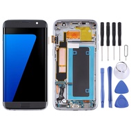 จอ OLED LCD สำหรับ Samsung Galaxy S7 Edge/ประกอบครบชุดพร้อมกรอบเครื่องอ่านพิกัด SM-G935F (สีดำ) มีใน
