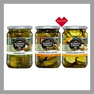 Always Fresh Cucumbers – Dill 680g | Sweet & Sour 680g | Bread & Butter 700g | Polskie Ogorki 680g |