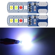 หลอดไฟ LED RGBW 4 สี T10 แบบกระพริบ สำหรับแต่งรถ ทนทาน กันน้ำ CANbus พร้อมส่ง