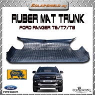 Ford Ranger 2012-2025 (4 Door) 4X4 Rear Trunk Rubber Mat (Paramat) Bedliner Rug Carpet