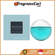 Bvlgari Aqva Marine Pour Homme EDT for Men (100ml) [Brand New 100% Authentic FragranceCart] Eau de Toilette Bulgari Round Blue Aquatic Fresh