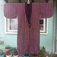 Kimono Men Yukata Thick Brown Japanese Traditional Vintage