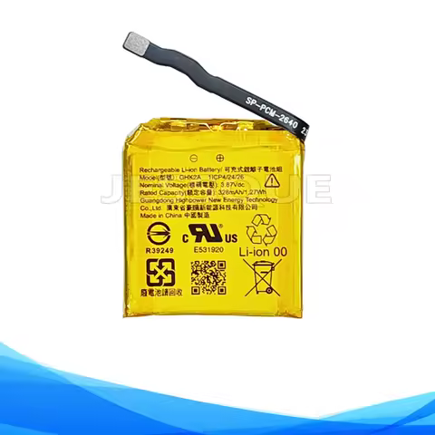 3.87VDC 328mAh GHK2A Li-ion Polymer Battery For Google Fitbit Smart Watch