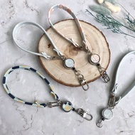 皮革 短掛繩/手腕掛繩+伸縮扣/易拉扣 (單購不含證件套)