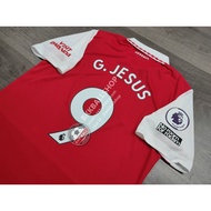 [Player] - เสื้อฟุตบอล Arsenal Home อาเซนอล เหย้า 2022/23 พร้อมเบอร์ชื่อ 7 SAKA 8 ODEGAARD 9 G.JESUS