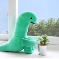【 韓國文創 】Joguman Studio 韓國綠色恐龍腕龍 抱膝公仔 抱枕 攬枕