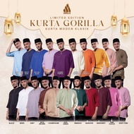 kurta lelaki dewasa, kurta by gorilla kurta, kurta 3 suku, baju raya 2026