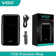 VGR Beard Shaver ชาร์จผม Trimmer ไฟฟ้าเครื่องตัดผมแบบพกพา Reciprocating Hair Trimmer สำหรับผู้ชาย V-