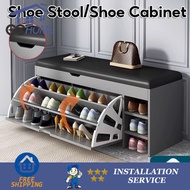 CCRHZ  Shoe Rack Stool/Light Luxury Shoe Cabinet With Seat/Flip Door Shoe Stool Cabinet/Shoe Stool With Storage Cabinet