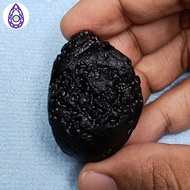 Black Tektite Raw Stone - Indochinite - 32.8 grams