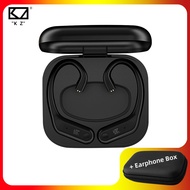 KZ AE01 Pro Wireless Upgrade EarHook Add Faaeal PU Square Storage Box Bluetooth 5.2 Earphones Cable