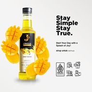 Jingga Sweet Mango Syrup 350 ml - Sirup Mangga Untuk Mocktail Cocktail Coffee