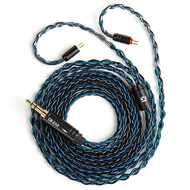 KZ | KBEAR ST12 8 core HiFi Earphone 4N OFC silver-plated Upgraded Cable 3.5/4.4mm MMCX/0.78mm 2Pi
