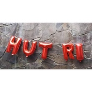 MERAH Indonesian Independence Day Red foil Balloon 80 August 17 Balloon/