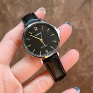 Watchtime นาฬิกาข้อมือแฟชั่นผู้หญิง หน้าปัดโรมันแท้ขอบบาง มีสองขนาด 38/32 มม. สายหนังวินเทจ พร้อมกล่