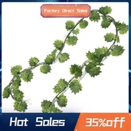 12 Pcs 7.5Ft Artificial Maple Leaves Hanging Vines, Fake Ivy Garland Hanging Plants for Garden Weddi