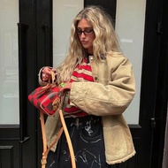 LV speedy Nano紅色棋盤格芯片款 17*12*10  98新配件肩帶 鑰匙*2 鎖 塵袋