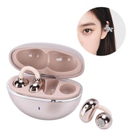 bafuvn Bluetooth Earphone V6.0 Clamp On Earbuds Intelligent Noise Cancelling with Detachable Bowknot