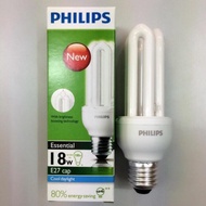 PHILIPS 18W BULB ENERGY SAVING ESSENTIAL 3U PLCE TUBE E27 DAY Light (White Philips