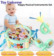 Kids Educational Musical Instruments Drum Combination Percussion Set Toys best gift for Children