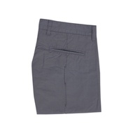 Hazard กางเกงทำงานขายาวไม่มีจีบ ผ้า Cotton(คอตตอน) สีเทาเข้ม