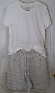 [度假風]Uniqlo打褶棉麻短褲