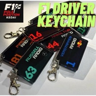 F1 Driver Keychain | Rantai Kunci Pemandu F1