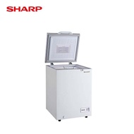 SHARP ตู้แช่แข็งฝาทึบ Chest Freezer รุ่น SJ-CX100T ขนาด 3.2 คิว 93 ลิตร สีเทา One