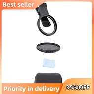 52mm Lens Filter Adjustable Light Reduction Variable ND Filter Phone DSLRs Smartphones Photography A