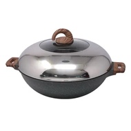 IGOZO Amazonas 36cm Premium Granite Wok IH