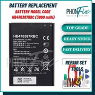 𝑷𝒉𝒐𝒏𝑭𝒊𝒙 Compatible For 3X / G750 BATTERY HB476387RBC (3000 MAh) BATERI REPLACEMENT PART