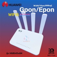 HUAWEI ONU Gpon/Epon รุ่น HG8145x6N WIFI6 Gigabit LAN ใช้งานได้ปกติ ไม่ติดล็อกระบบของค่ายได รองรับ P