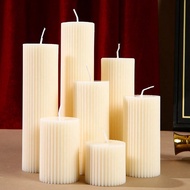 1pc/Box New Cylindrical Candle (Height: 5cm/1.96in To 20cm/7.87in, Diameter 1.96in), Scented Candle,