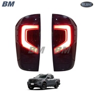 ไฟท้าย นาวาร่า NP300 สโมค Navara LED 2015 - 2022 ใส่กับ np300 * LED สโมค 1คู่*