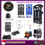 Foldable Trolley Flatbed Trolley Foldable trolley with Wheels Trolley Rack Trolley Foldable 7 wheel can be load up 200KG