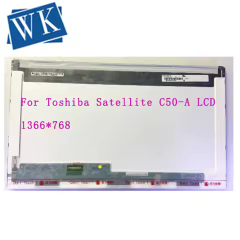For Toshiba Satellite C50-A C50D-A Laptop LCD Screen LED Display Replacement 15.6" HD 1366X768 LVDS
